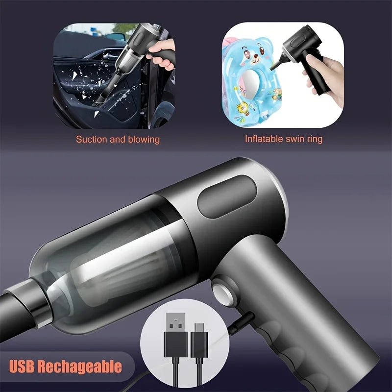 16000PA Wireless Car Vacuum Cleaner | Handheld Cordless for Auto & Home MyPetiteCar.com