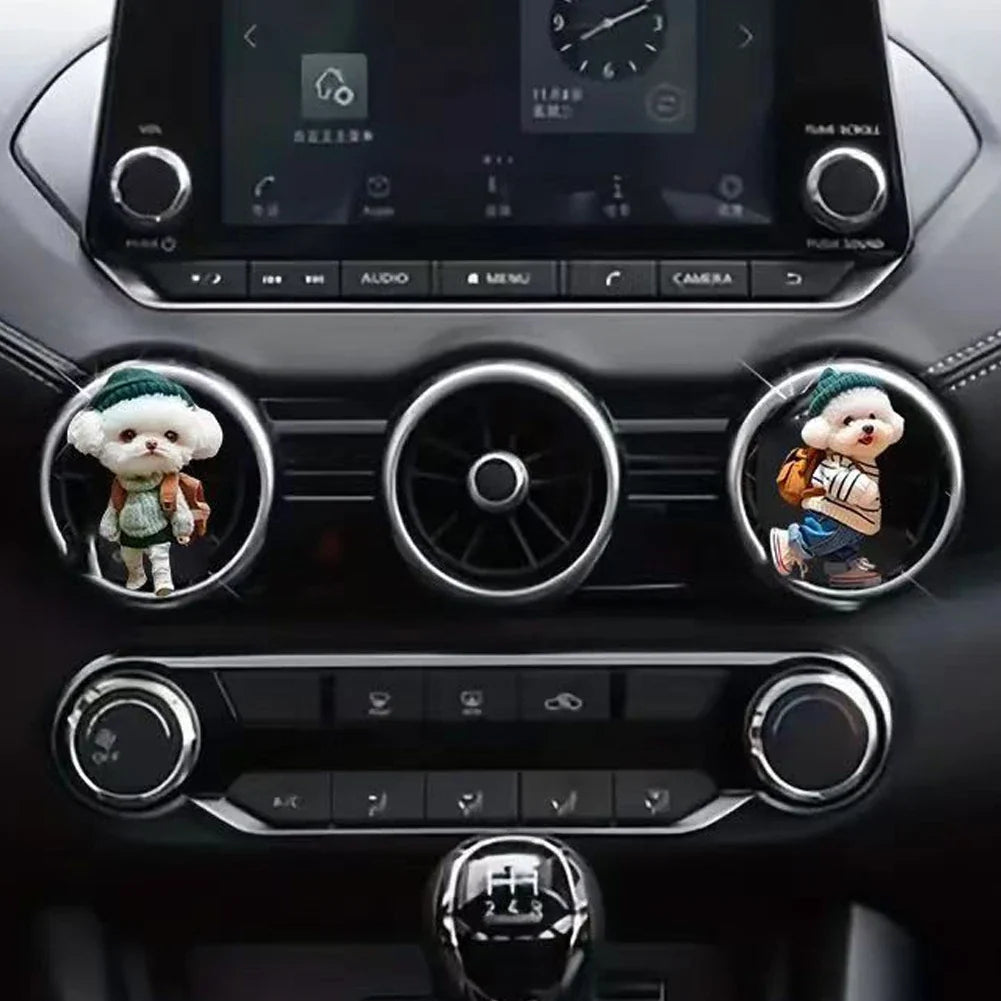 Cartoon Dog Car Air Freshener Vent Clip