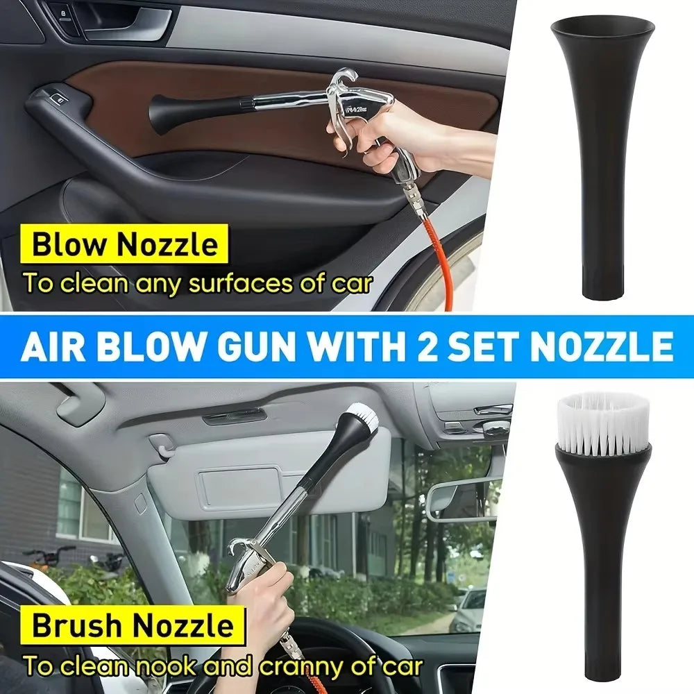 Car Cleaning Gun | High Pressure Air Blow Gun for Uncharged Interior Spraying MyPetiteCar.com