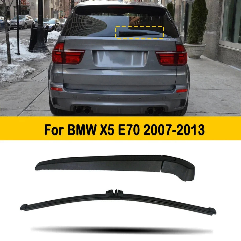 Rear Wiper Blade and Arm for BMW X5 E70 2007-2013 | Back Windshield Wiper Replacement MyPetiteCar.com