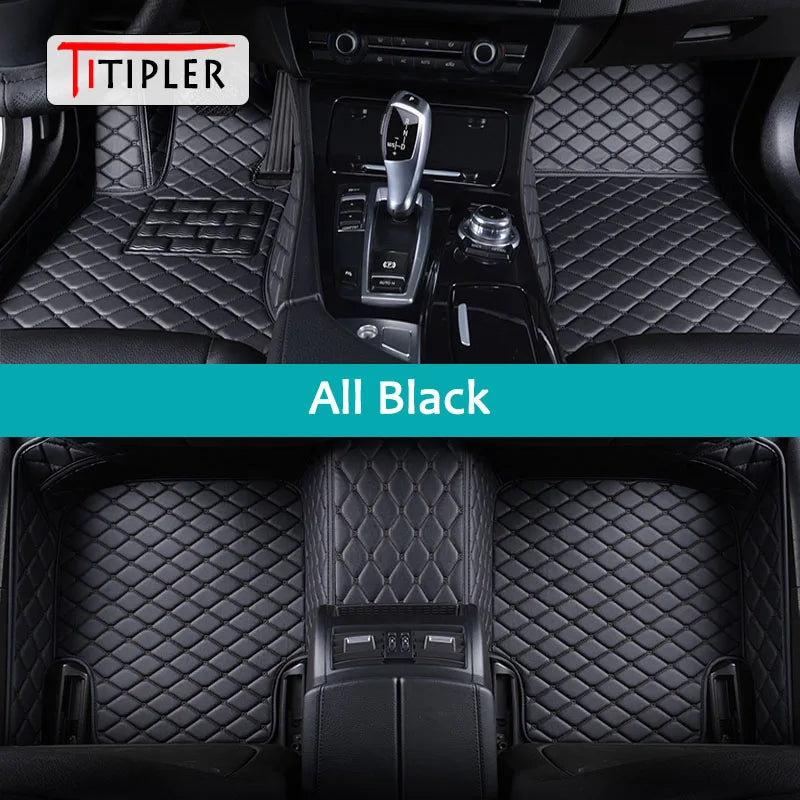 Custom Car Floor Mats For DS4 Synthetic Fiber Artificial Leather