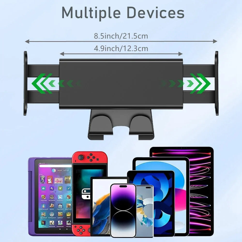 Headrest Tablet Holder for Tesla Model 3 Y Juniper | Back Seat Phone Mount with 360° Stand MyPetiteCar.com