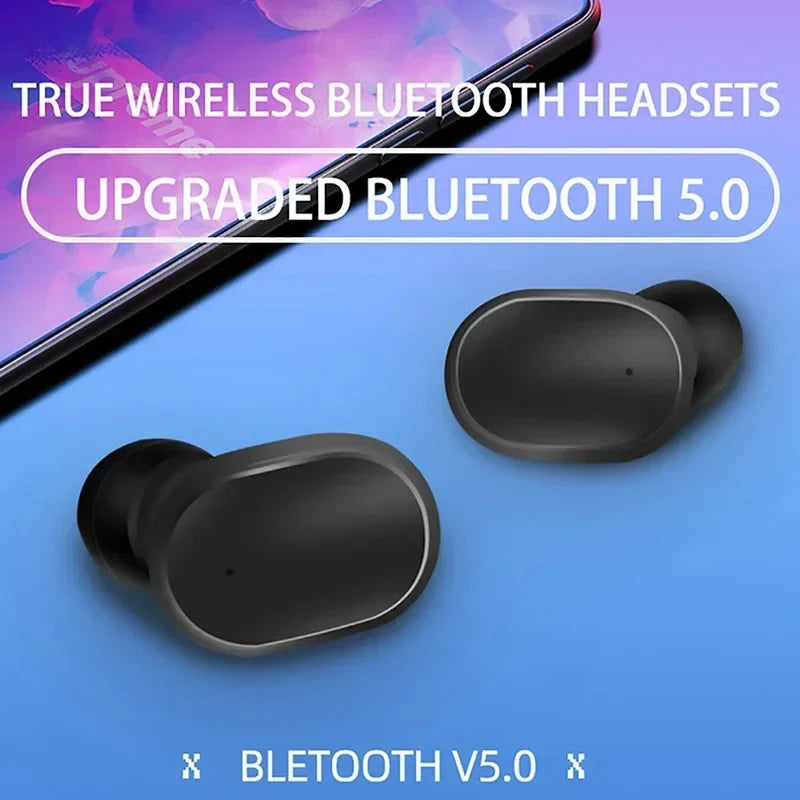A6S TWS Wireless Headphones Bluetooth Earphone 5.0 Stereo Headset Earbuds with Microphone For iPhone Xiaomi