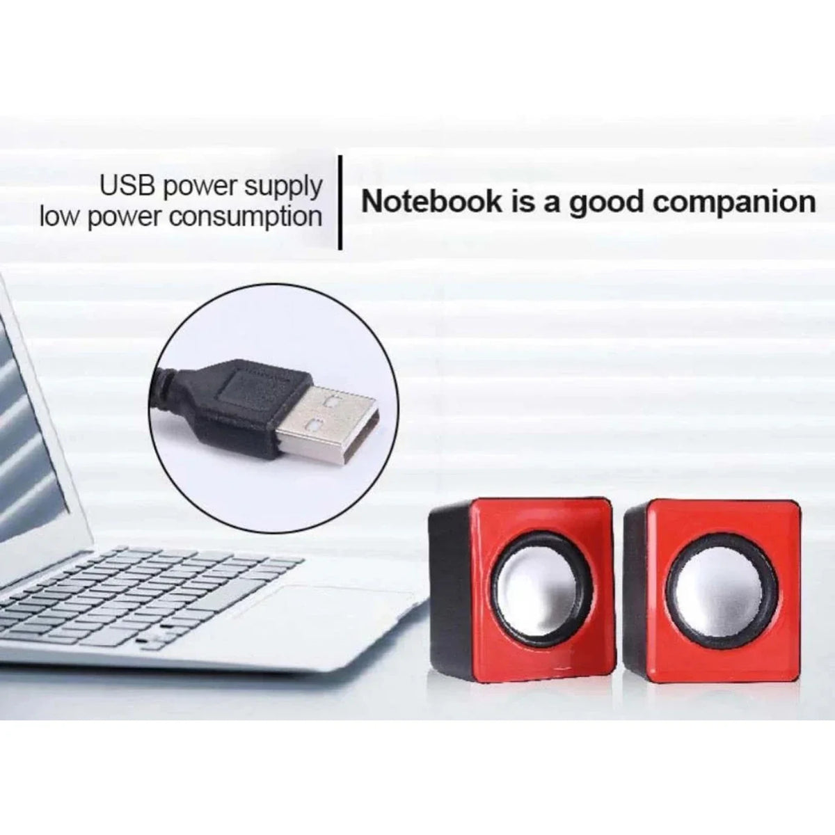 AyeBeau USB Computer Speaker | 2.0 Stereo Desktop Soundbar for PC Laptop MyPetiteCar.com