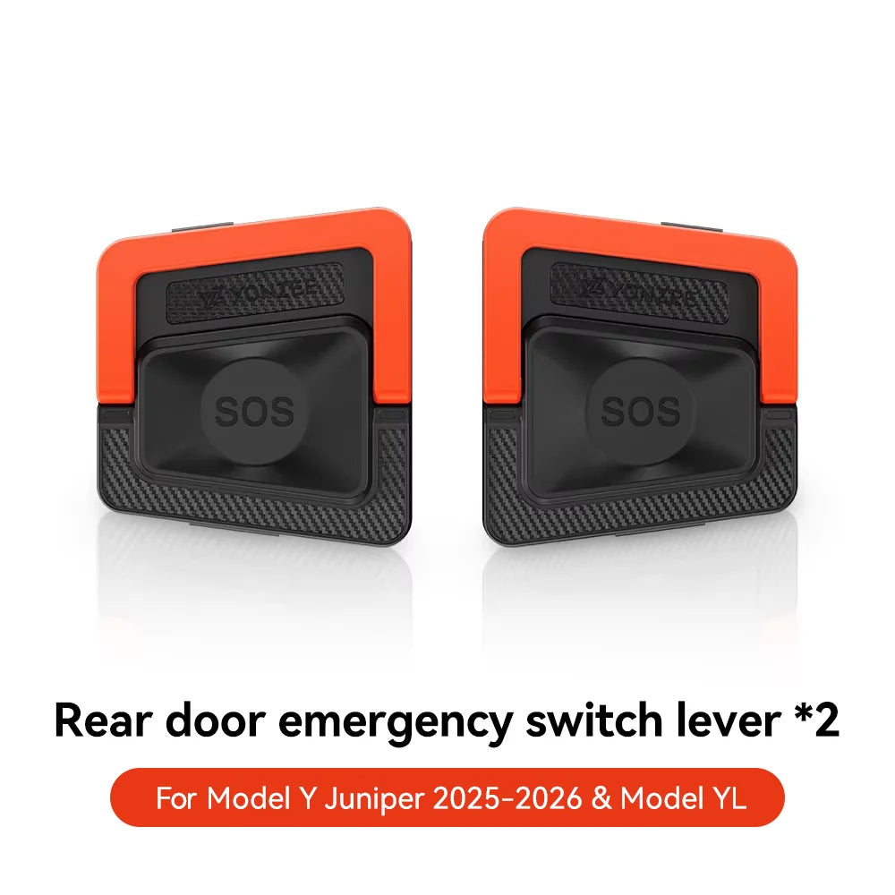 YZ Rear Door Emergency Safety Pull Rope | For Tesla Model Y/Juniper 2021-2026 & Model 3 Highland MyPetiteCar.com