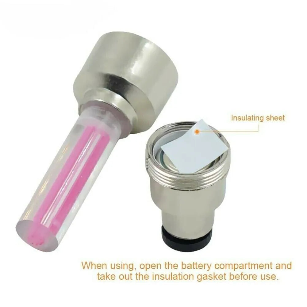 LED Valve Stem Cap Light | Motion-Activated Wheel Tire Light for Bike Car Motorcycle MyPetiteCar.com