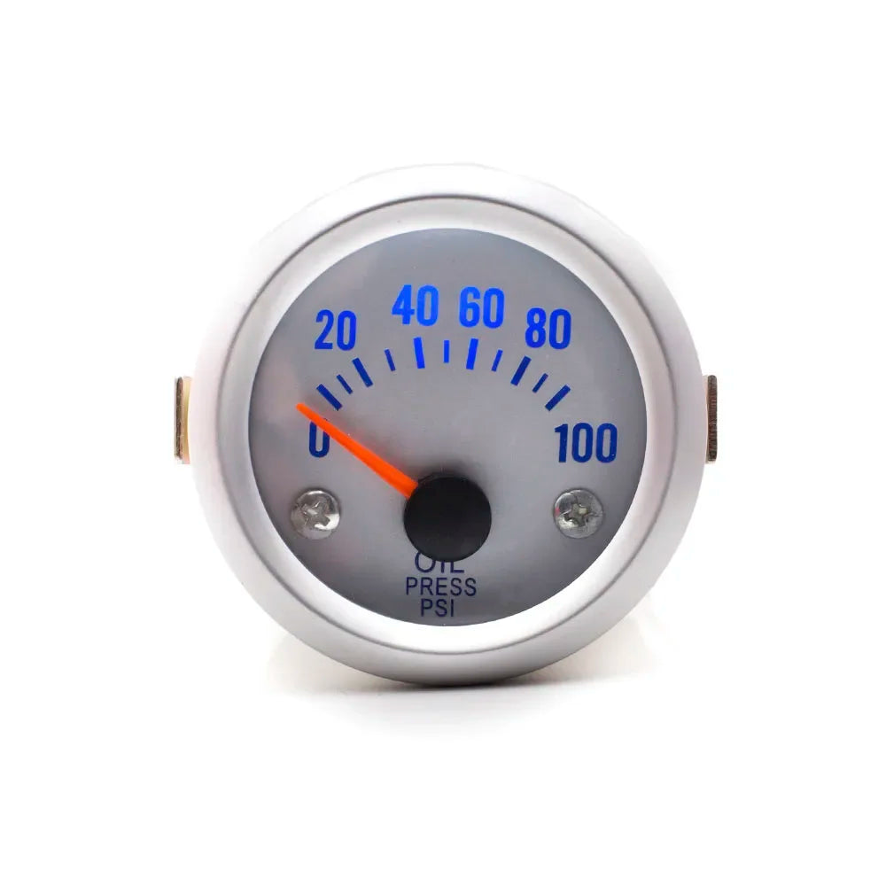 52mm 7-in-1 Car Gauge Set | LED Boost, Water Temp, Oil Pressure & Tachometer
