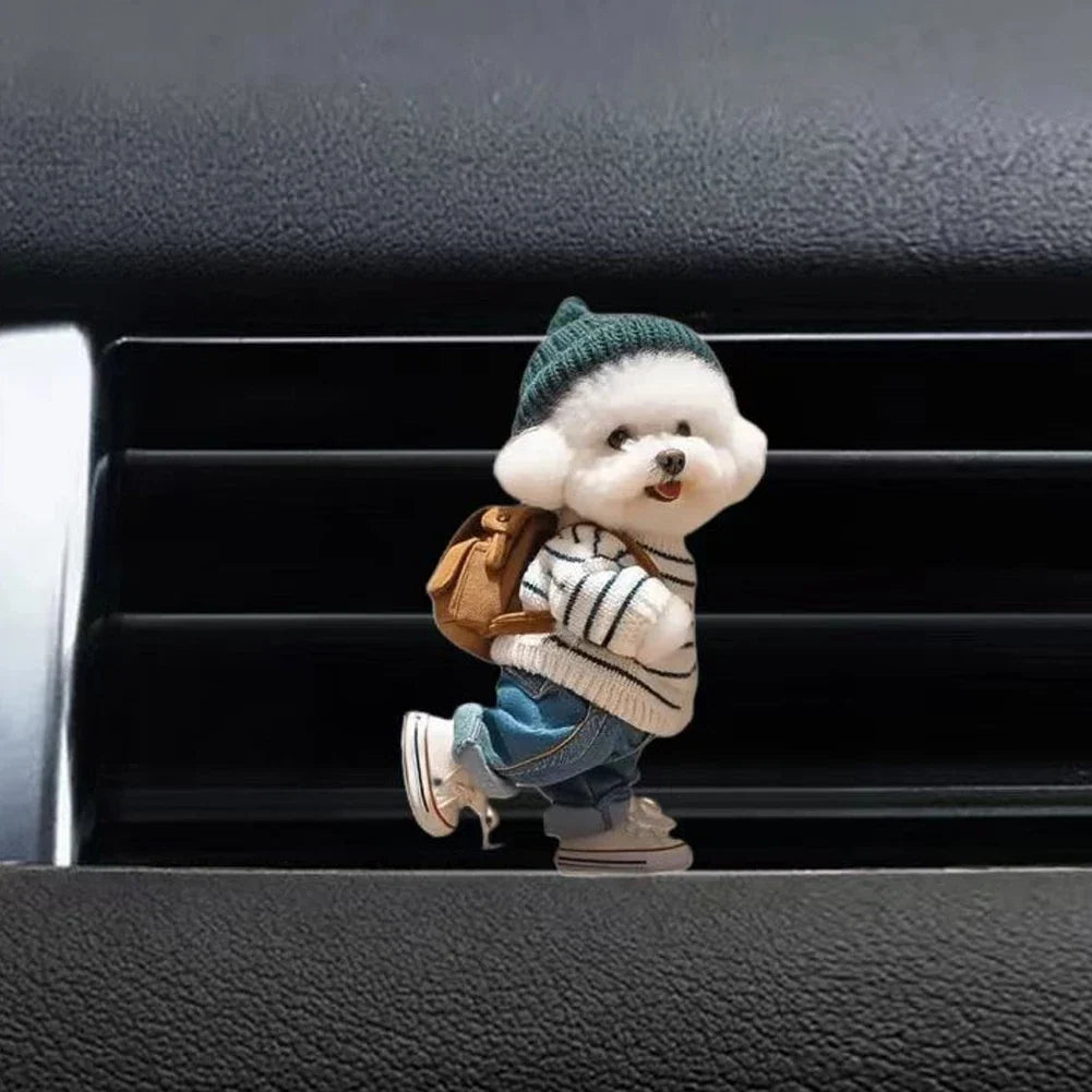 Cartoon Dog Car Air Freshener Vent Clip
