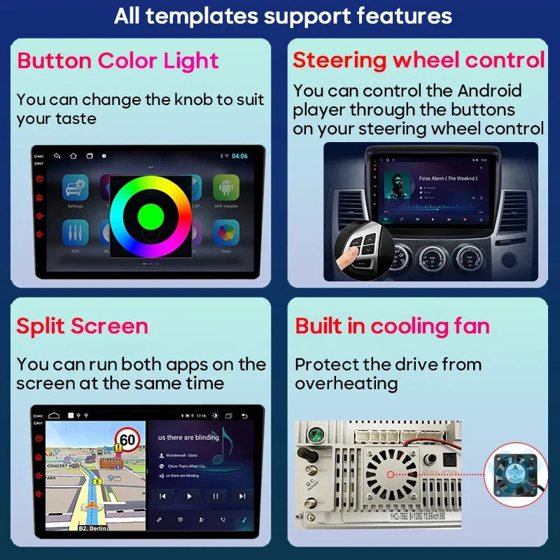 Carplay for Renault Clio 3 2005-2014 | Android 16 GPS Navigation Car Radio with 2K Screen