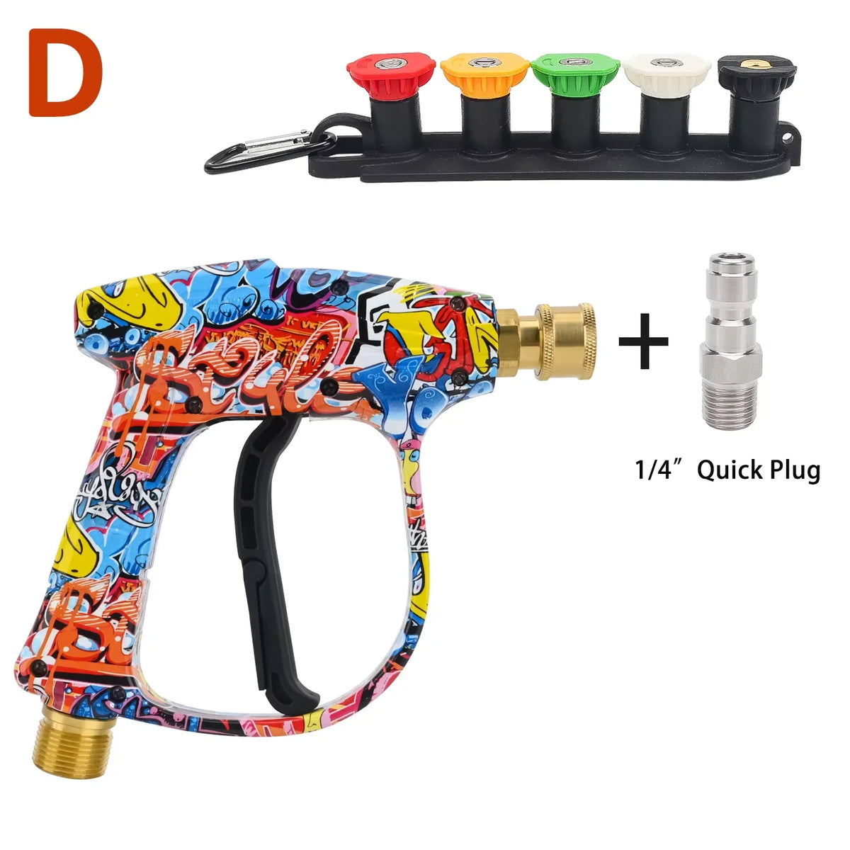 Pressure Washer Water Gun Kit | Universal Quick Connector Spray Gun for Karcher Nilfisk Parkside Bosch MyPetiteCar.com