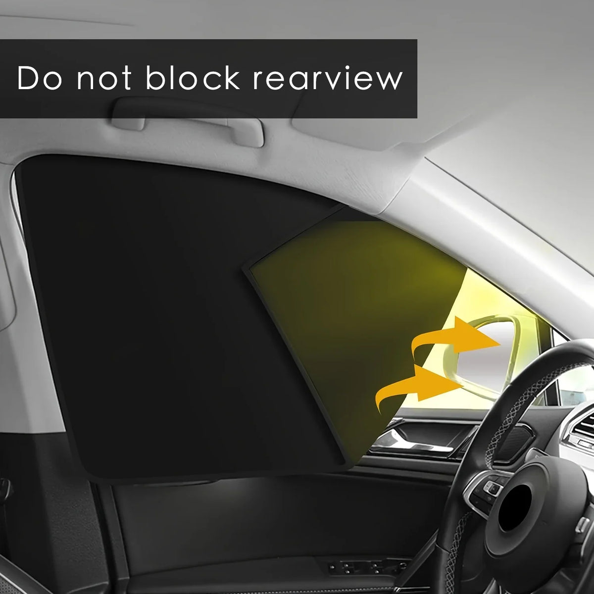100% Blackout Car Sunshades | Magnetic UV Protection for Front Rear Side Windows
