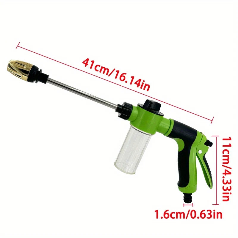 High-Pressure Foam Spray Water Gun | Car Cleaning and Garden Irrigation Tool