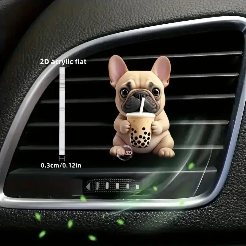 Car Outlet Vent Perfume Clips | 2D Air Freshener Diffuser for Car Interior Decoration MyPetiteCar.com