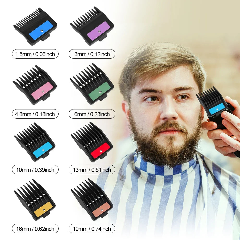 Hair Clipper Magnet Limit Guide Comb for Trimmer Universal Cutting Guide Comb Haircut Tool Professional H Limit comb storage box