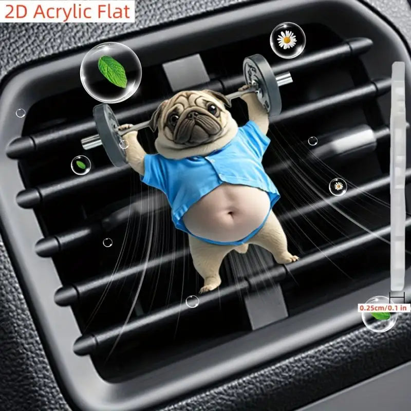 Car Outlet Vent Perfume Clips | 2D Air Freshener Diffuser for Car Interior Decoration MyPetiteCar.com