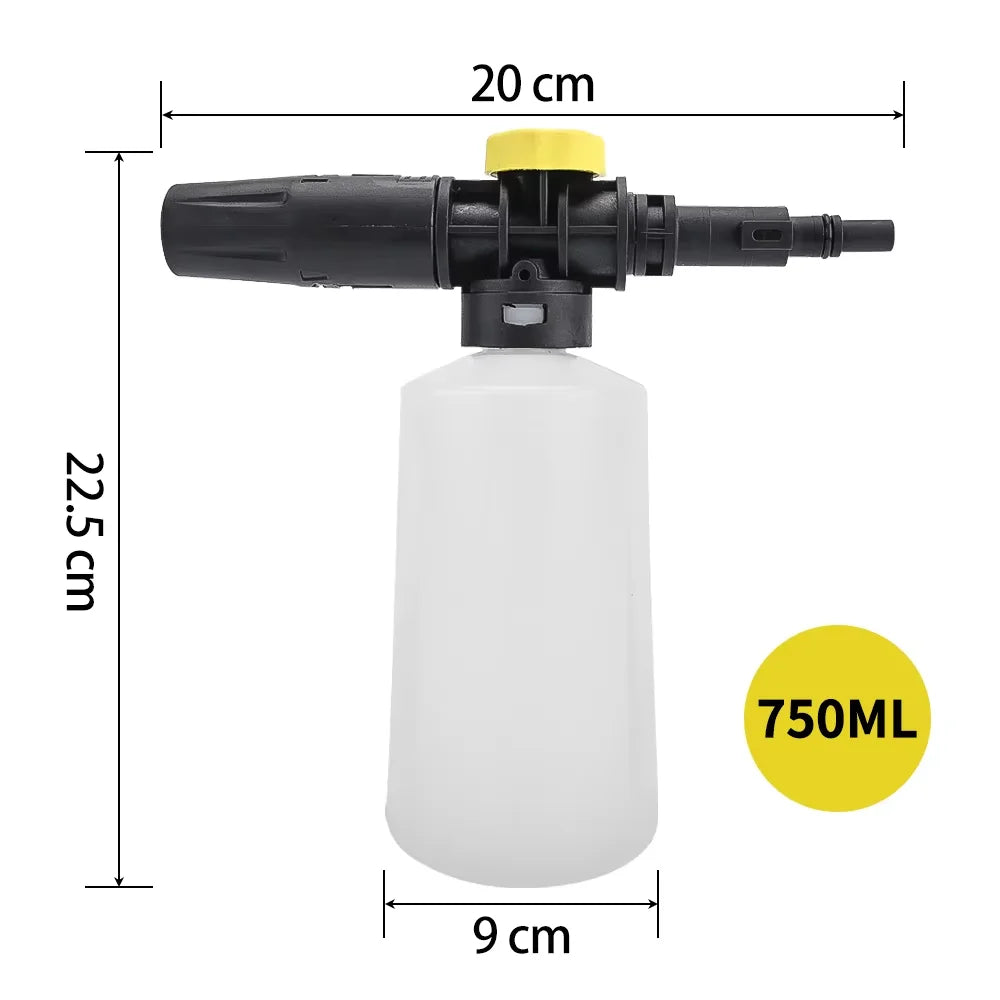 Snow Foam Lance for Bosch High Pressure Washer | Car Wash Foam Cannon MyPetiteCar.com