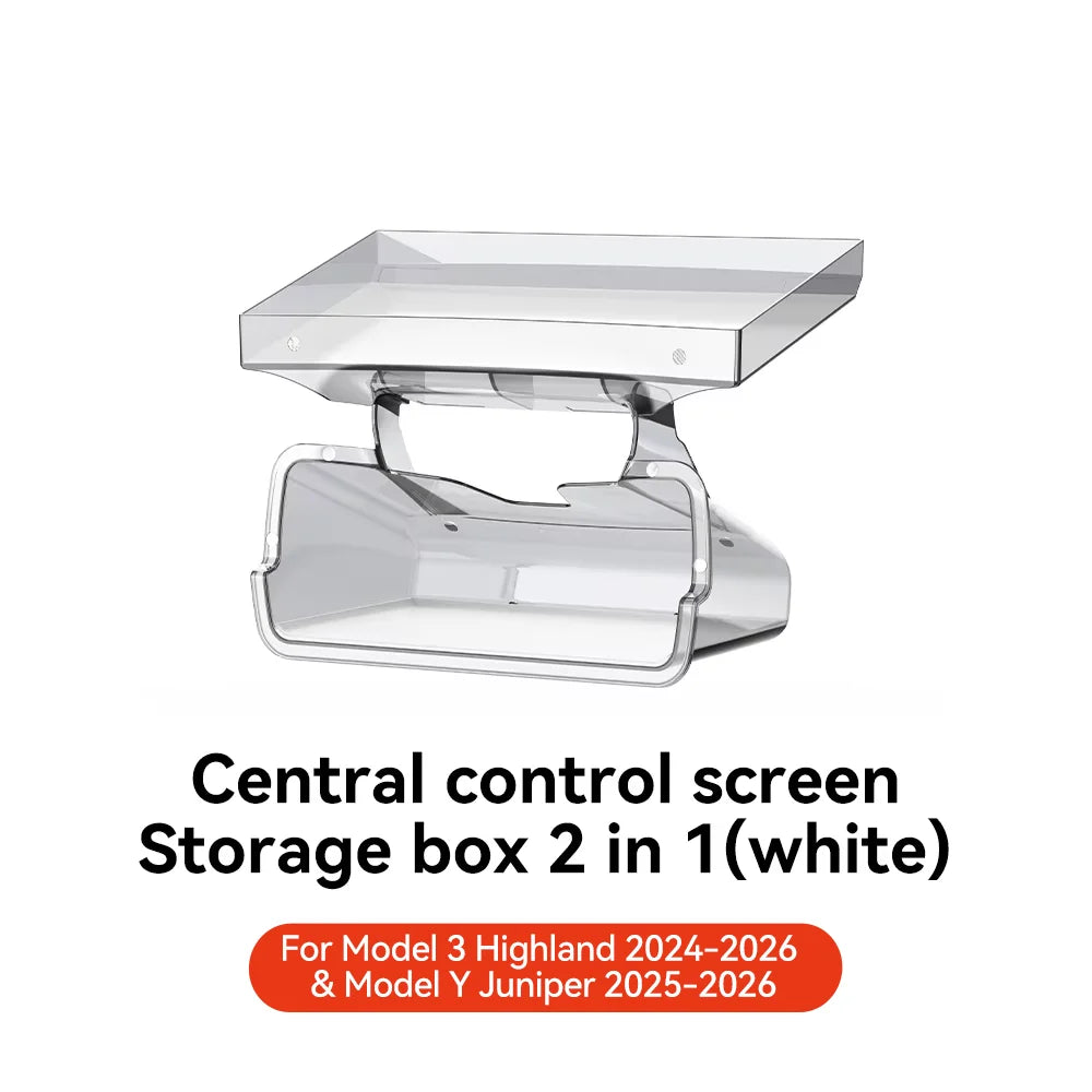 YZ Hidden Screen Storage Box for Tesla Model 3 Y Highland Juniper 2021-2025 | Magnetic Magsafe Storage MyPetiteCar.com