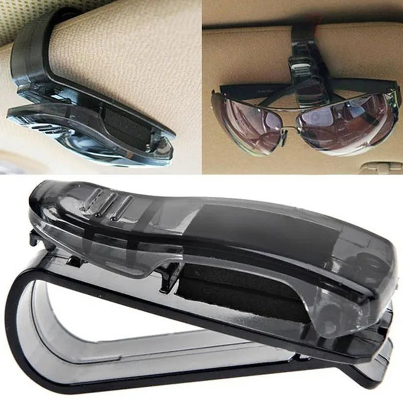 Universal Car Auto Sun Visor Glasses Box Sunglasses Clip Card Ticket Holder Stand Fastener Pen Case Eyeglasses Car Accessories MyPetiteCar.com