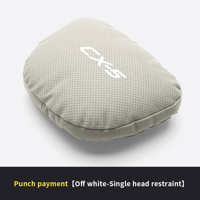 Suede Car Headrest Neck Pillow | Maybach S-Class Inspired Design MyPetiteCar.com