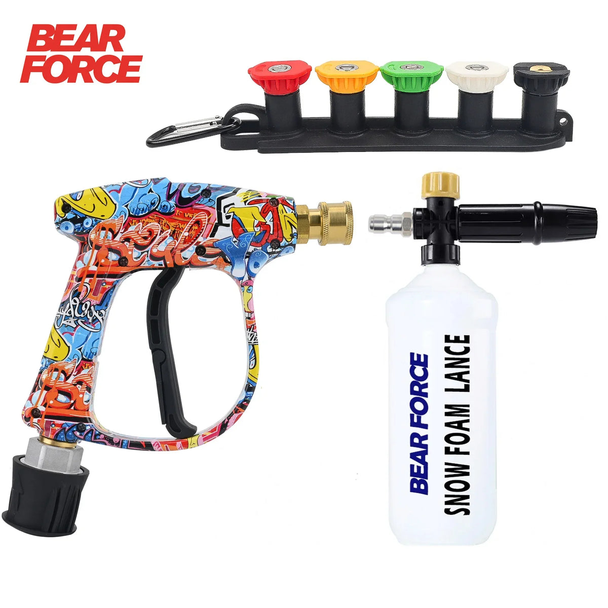 Pressure Washer Water Gun Kit | Universal Quick Connector Spray Gun for Karcher Nilfisk Parkside Bosch MyPetiteCar.com
