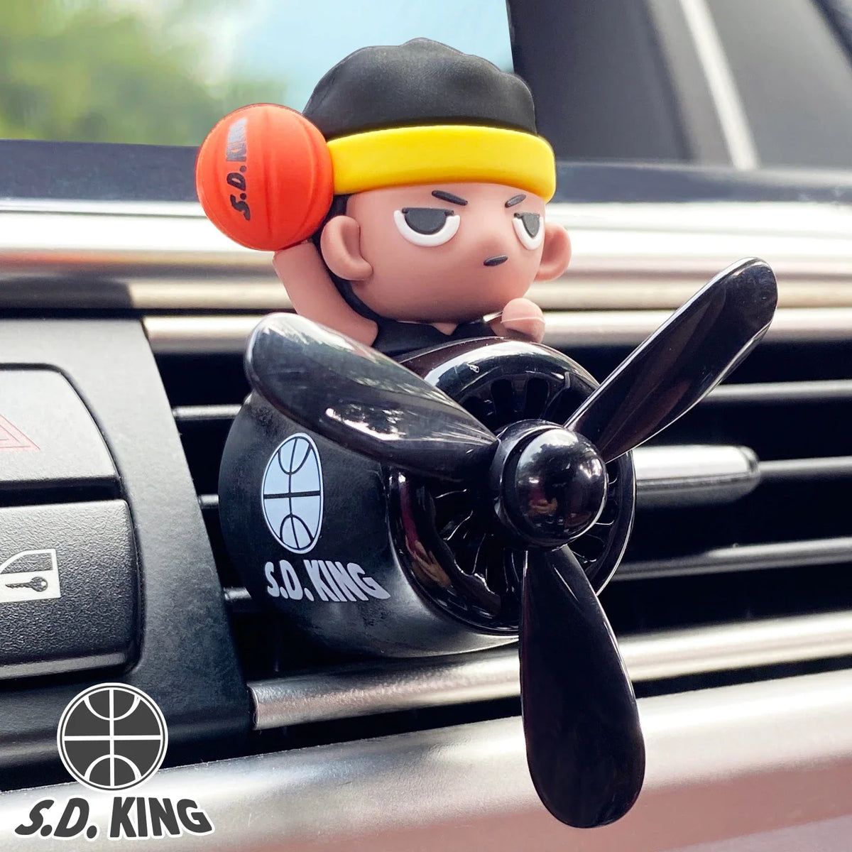 Basketball Airplane Car Air Freshener Vent Clip
