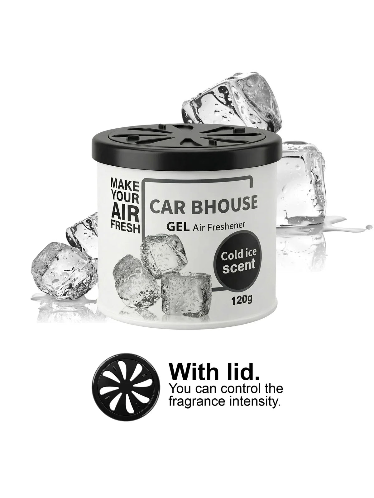 Dual-Purpose Car and Home Air Freshening Gel | 120g Long-Lasting Fruity and Floral Scent MyPetiteCar.com