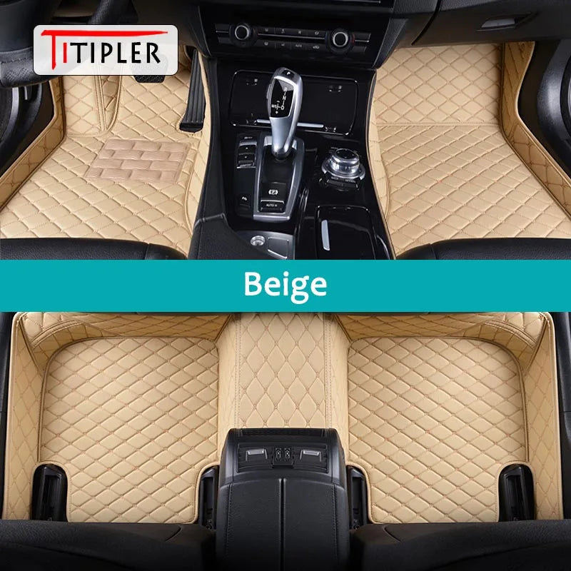 Custom Car Floor Mats For DS4 Synthetic Fiber Artificial Leather