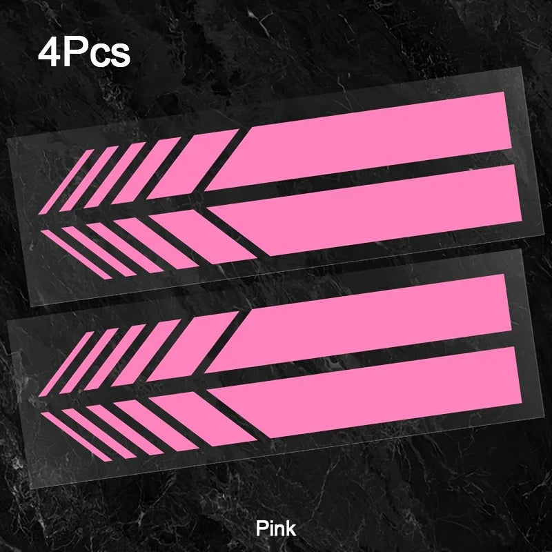 Classic JDM Reflective Stripes Vinyl Decal Kit | 4pcs Self-Adhesive Car Body Stickers MyPetiteCar.com