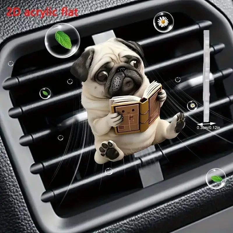 Car Outlet Vent Perfume Clips | 2D Air Freshener Diffuser for Car Interior Decoration MyPetiteCar.com