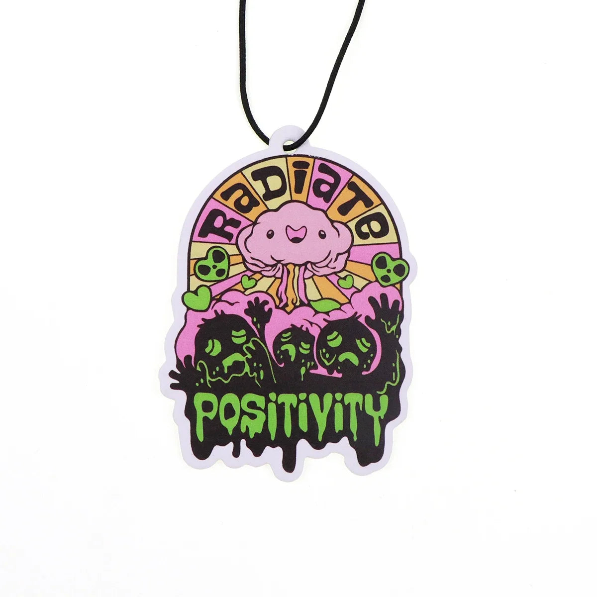 Raccoon Quotes Fragrant Paper Car Air Freshener | Solid Perfume Hanging for Home and Auto