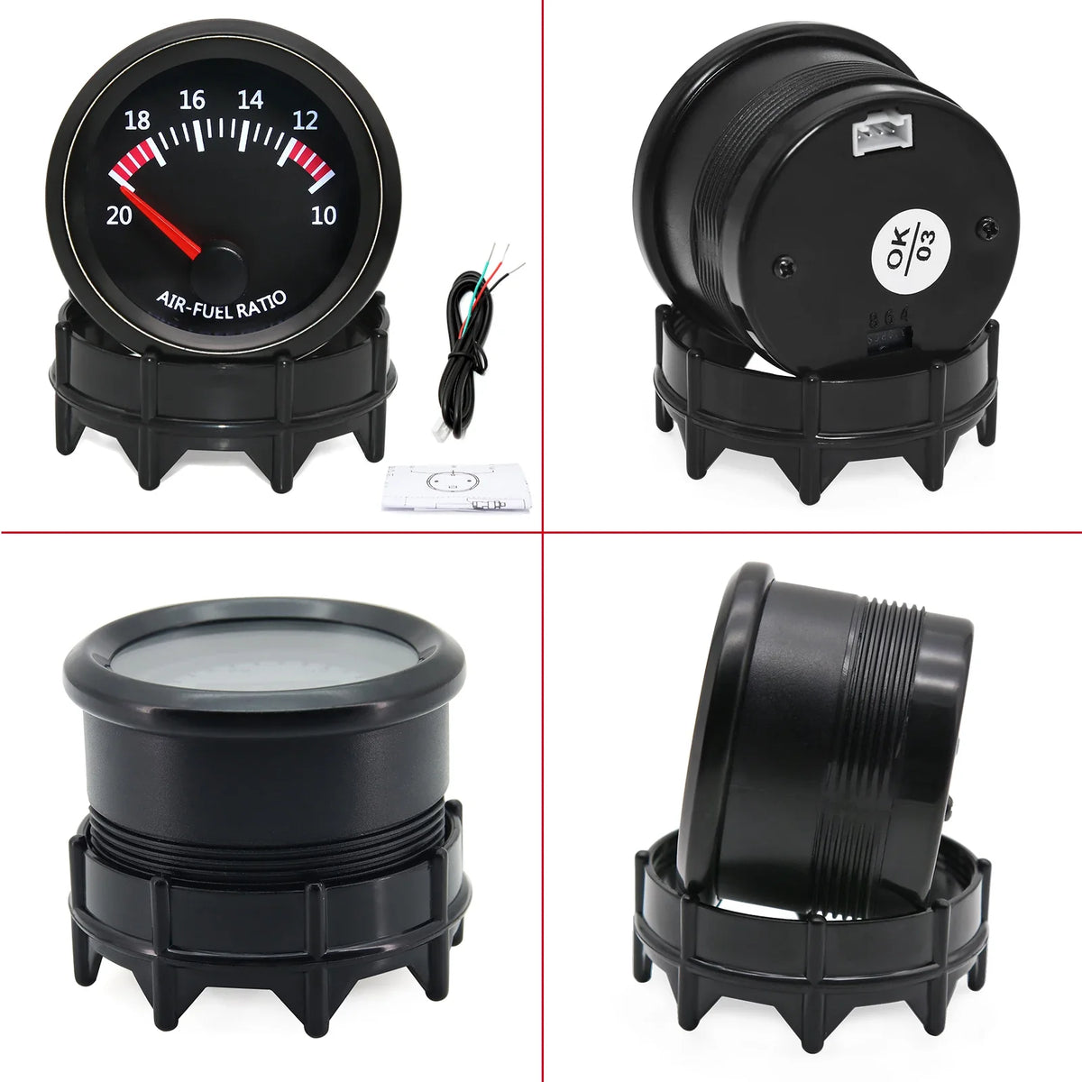52mm Air Fuel Ratio Gauge with Narrowband O2 Sensor | 12V Stepper Motor MyPetiteCar.com