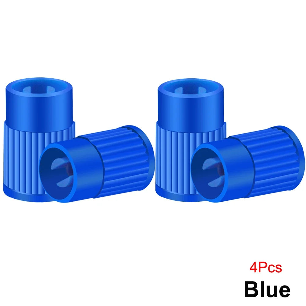 Plastic Tire Valve Caps with Built-in Valve Core Remover | Universal Stem Covers for Cars, Bikes, Trucks MyPetiteCar.com