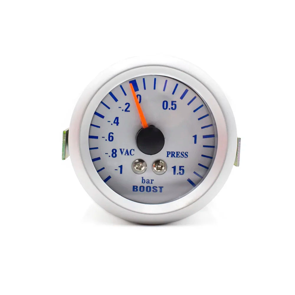 52mm 7-in-1 Car Gauge Set | LED Boost, Water Temp, Oil Pressure & Tachometer