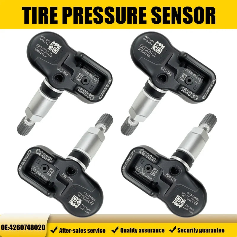 1/4PCS PMV-C215 433MHz Tire Pressure Monitoring Sensor TPMS For Toyota Corolla RAV4 C-HR Camry Lexus Compatible With 4260748020 MyPetiteCar.com