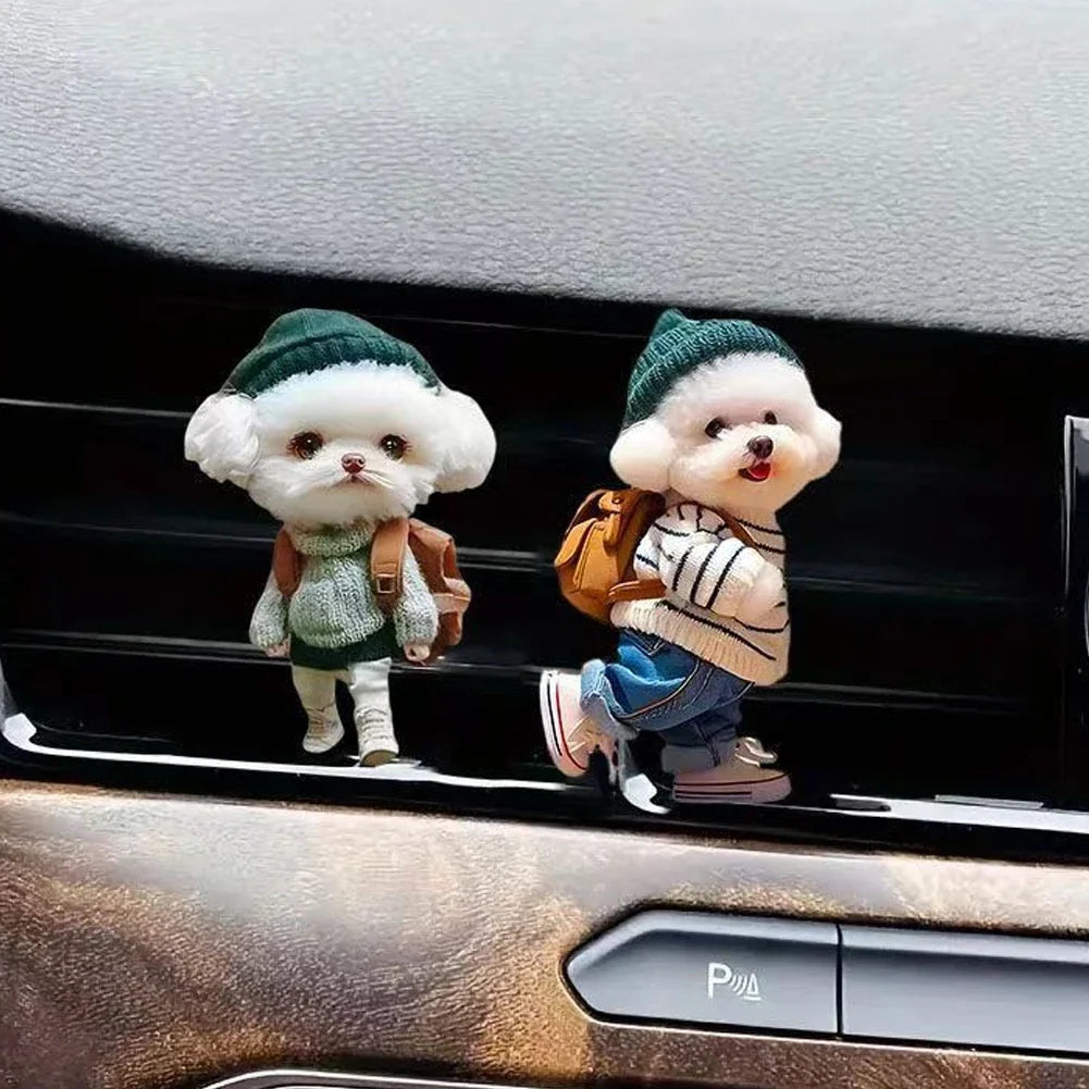 Cartoon Dog Car Air Freshener Vent Clip