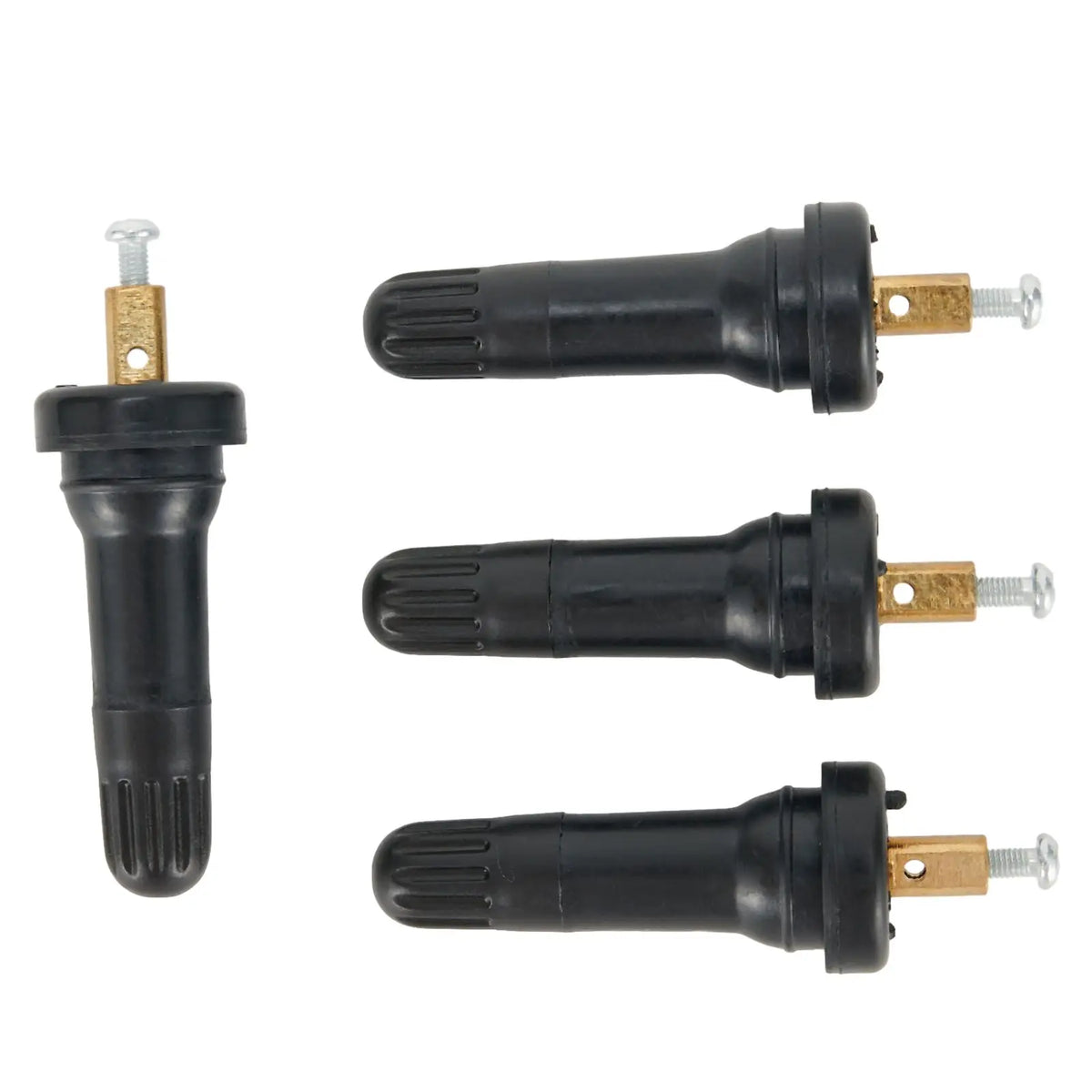 4Pcs Car Rubber Wheel Rim TPMS Tire Pressure Sensor Valve Stem For GMC Cadillac Chevy | Replacement TPMS Valve Stems