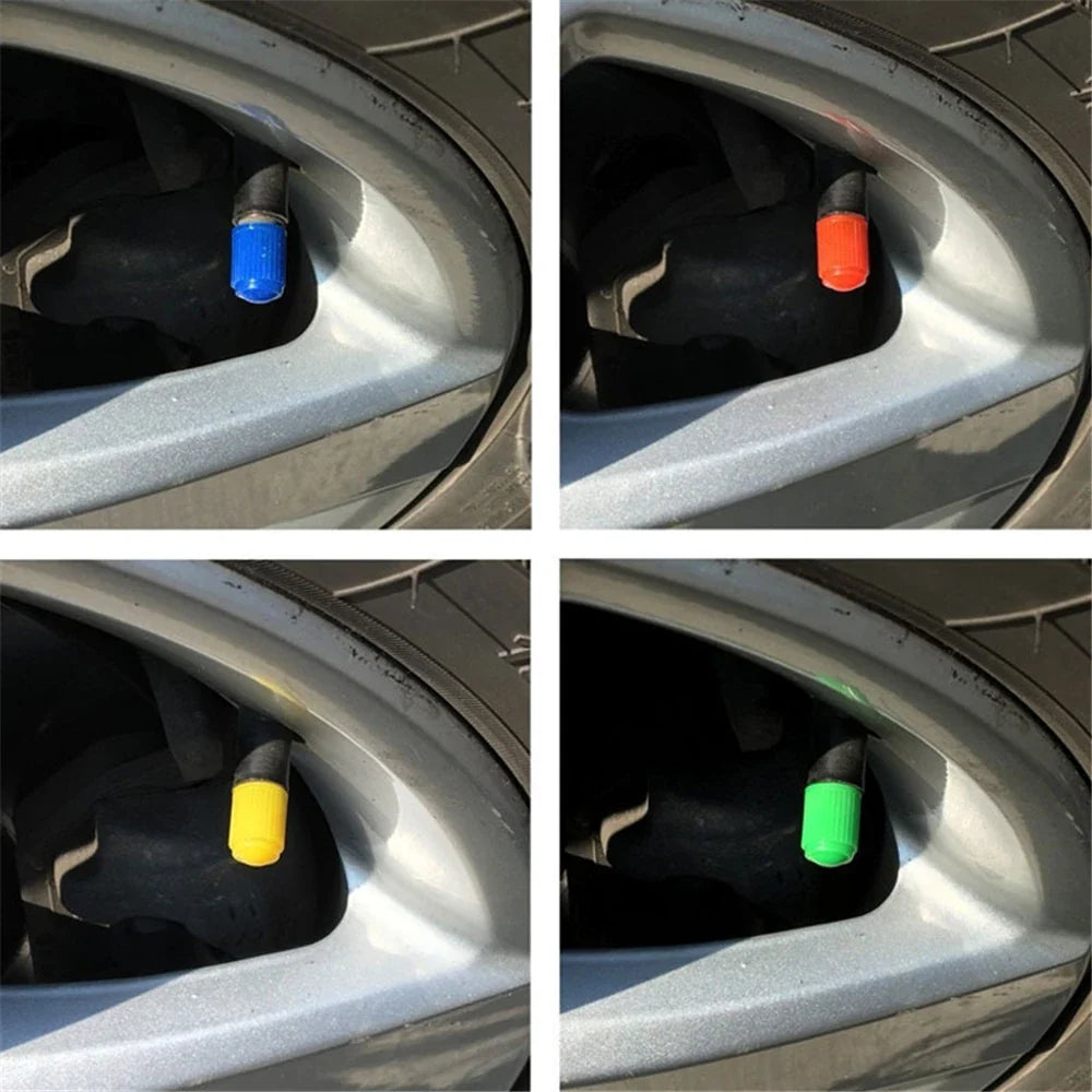 AUTCOAT Tire Stem Valve Caps | Universal Plastic Valve Covers for Cars, Trucks, Bikes MyPetiteCar.com