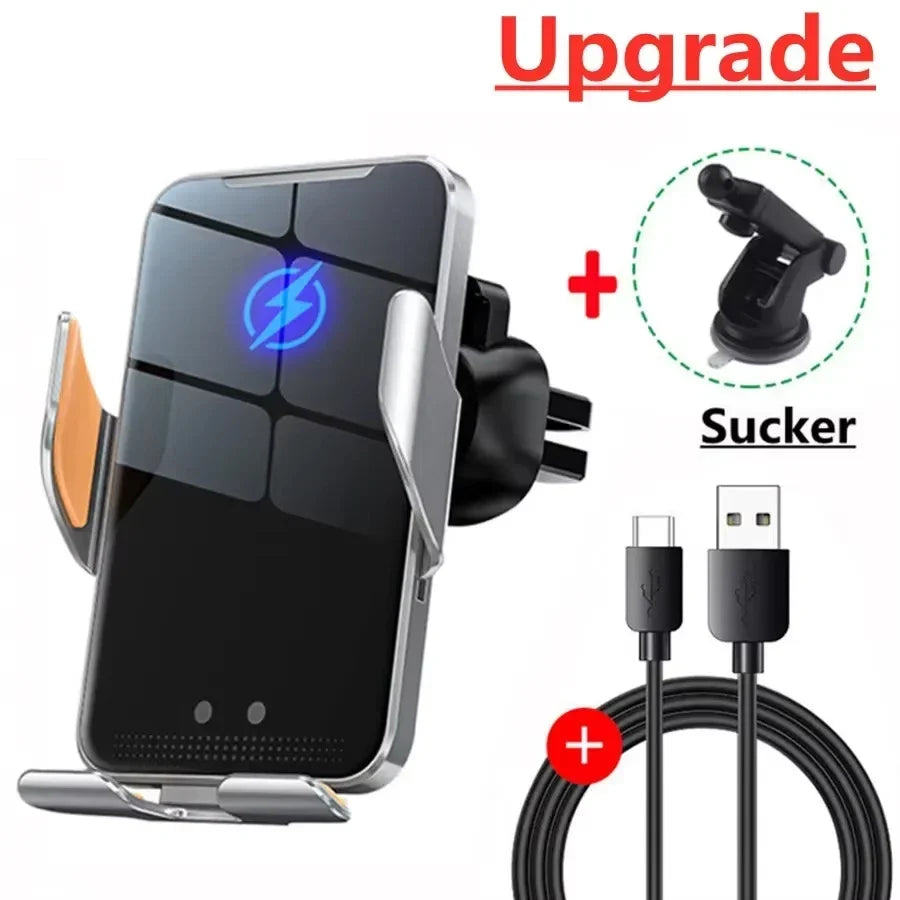 Car Wireless Charger Magnetic Auto Car Mount Phone Holder | Fast Charging Compatible with iPhone and Samsung MyPetiteCar.com