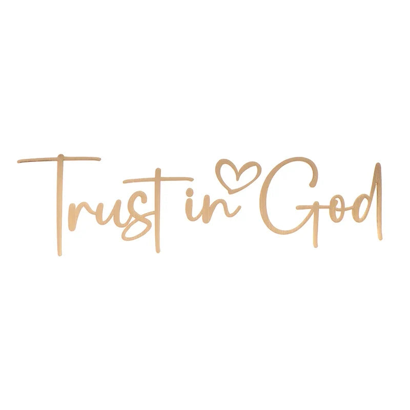 Trust In God Mirror Decal | Car Decals For Women, Christian Faith Vinyl Decal MyPetiteCar.com
