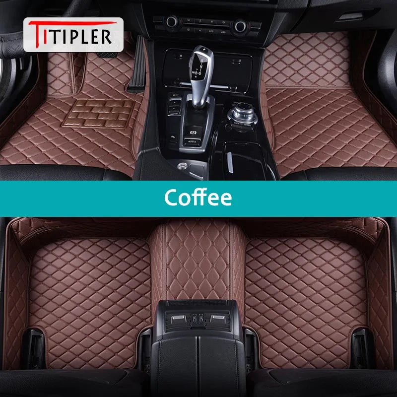 Custom Car Floor Mats For DS4 Synthetic Fiber Artificial Leather