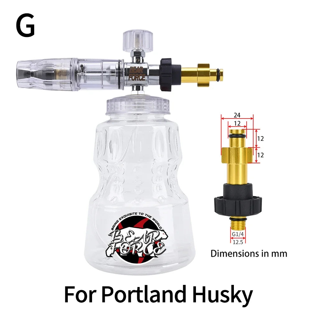 Aluminum Foam Lance Car Wash Foam Maker | Pressure Washer Foam Cannon MyPetiteCar.com