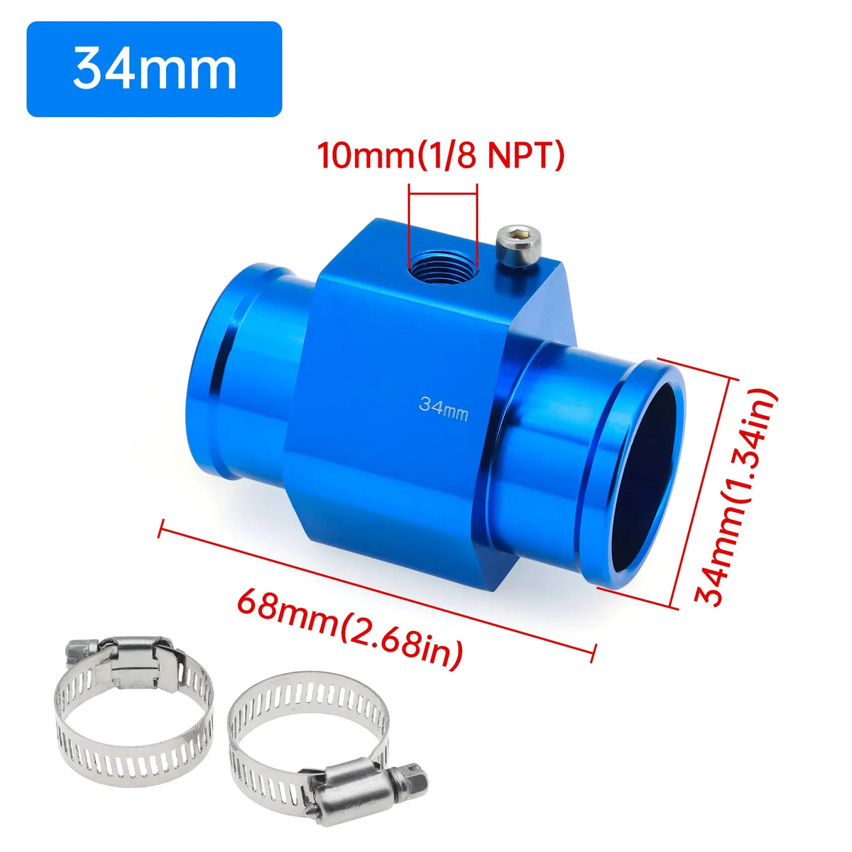 HD Car LCD Water Temperature Meter Thermometer Voltmeter Gauge | 2in1 Temp & Voltage Meter for 12V/24V Vehicles MyPetiteCar.com