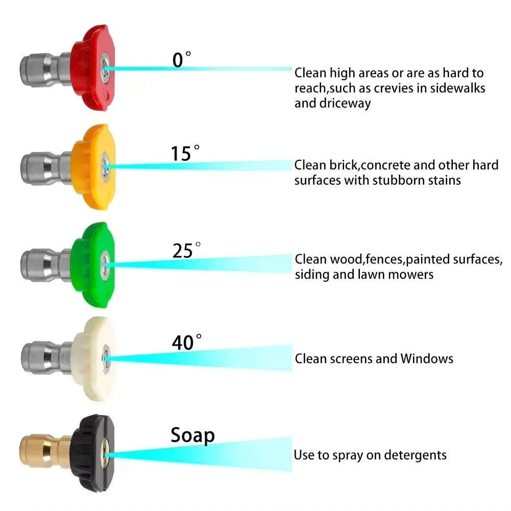 High Pressure Washer Gun Water Spray Gun With Extension Wands | Car Wash Tool MyPetiteCar.com
