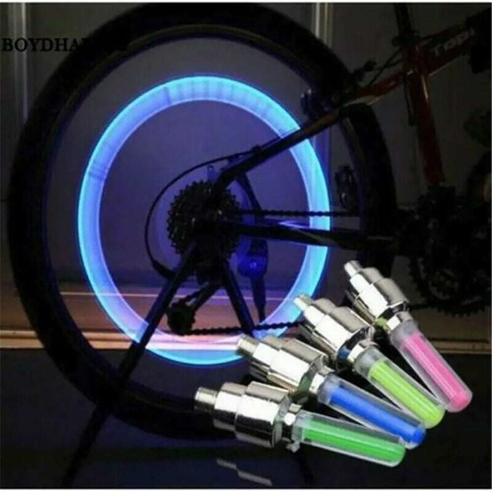 LED Valve Stem Cap Light | Motion-Activated Wheel Tire Light for Bike Car Motorcycle MyPetiteCar.com