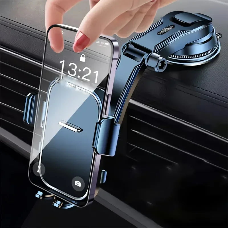 Adjustable Car Phone Mount | 360° Swivel Dashboard Cradle with Strong Suction MyPetiteCar.com