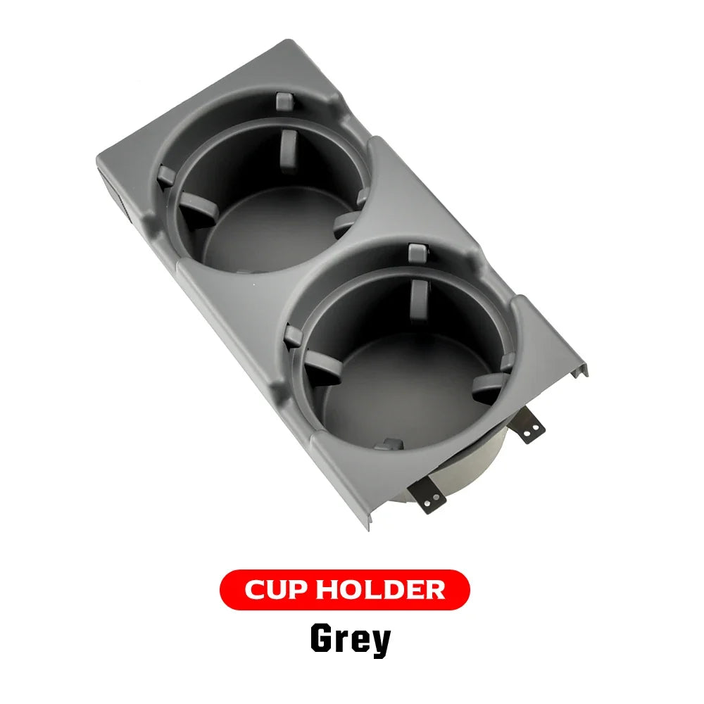 Double Hole Car Center Console Storage Box with Cup Holder | For BMW E46 1999-2006 MyPetiteCar.com