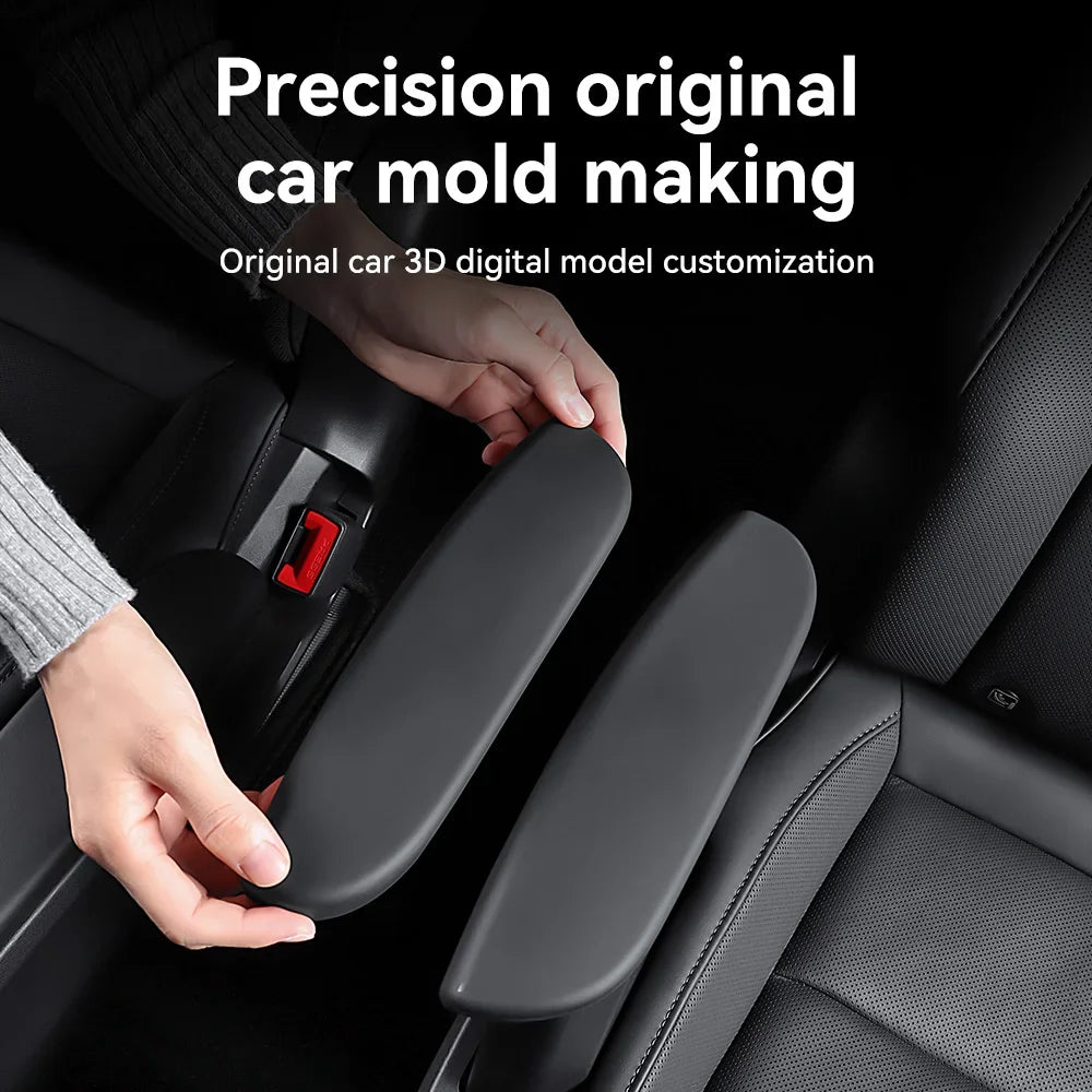 YZ For Tesla New Model YL 2025+ Silicone Second Row Seat Armrest Cover Car Interior Protective Cover Tailored Auto Accessories MyPetiteCar.com