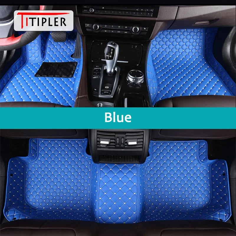 Custom Car Floor Mats For DS4 Synthetic Fiber Artificial Leather