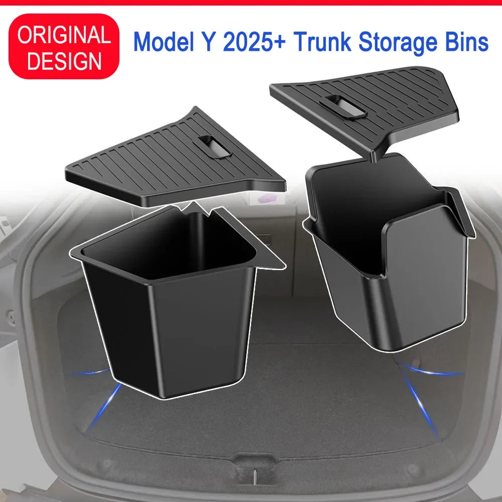 Trunk Side Storage Box for Tesla Model Y Juniper 2025 | TPE MyPetiteCar.com