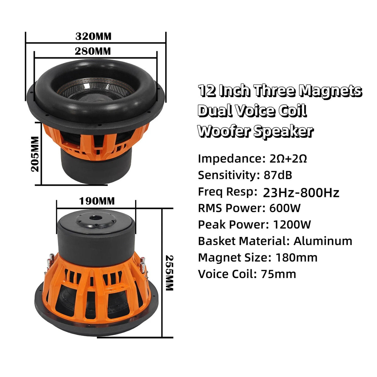 12-Inch SPL Car Subwoofer Bestbuyback